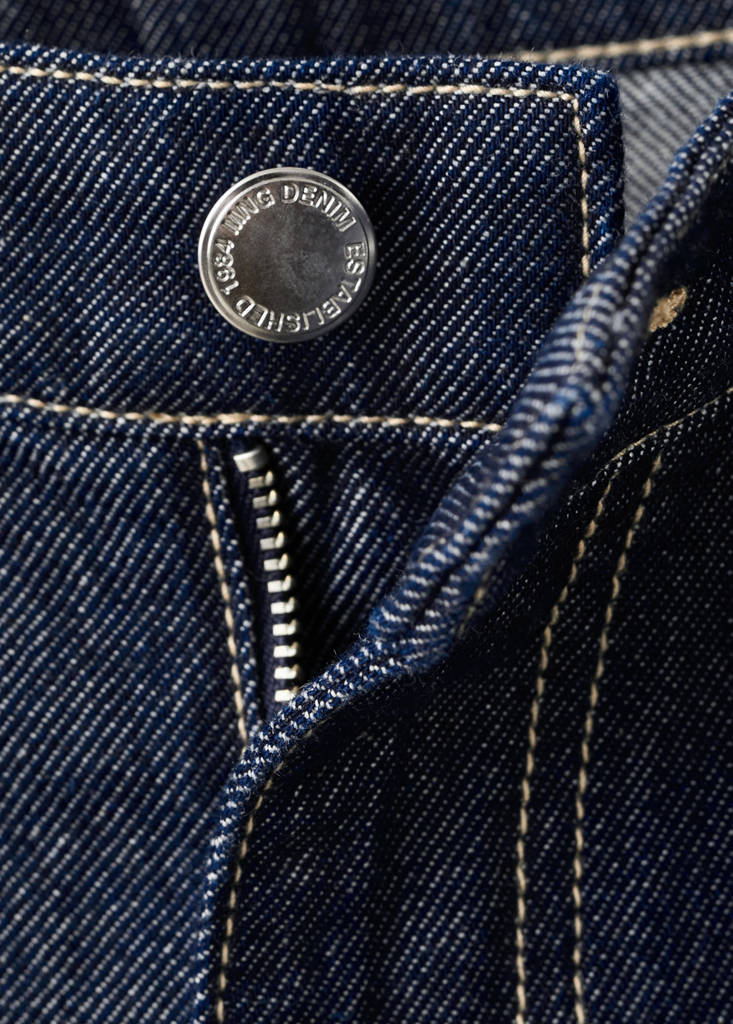 Low-rise wideleg jeans — Open Blue