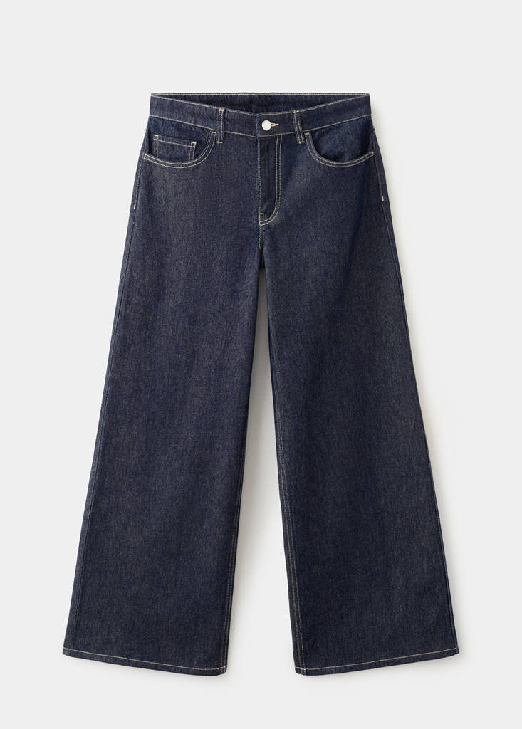 Low-rise wideleg jeans — Open Blue