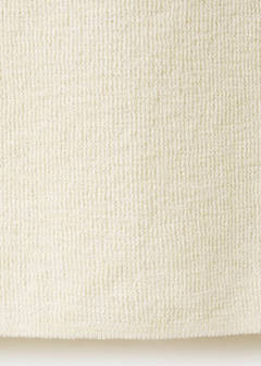 Frog fastener knitted top — Ecru 7
