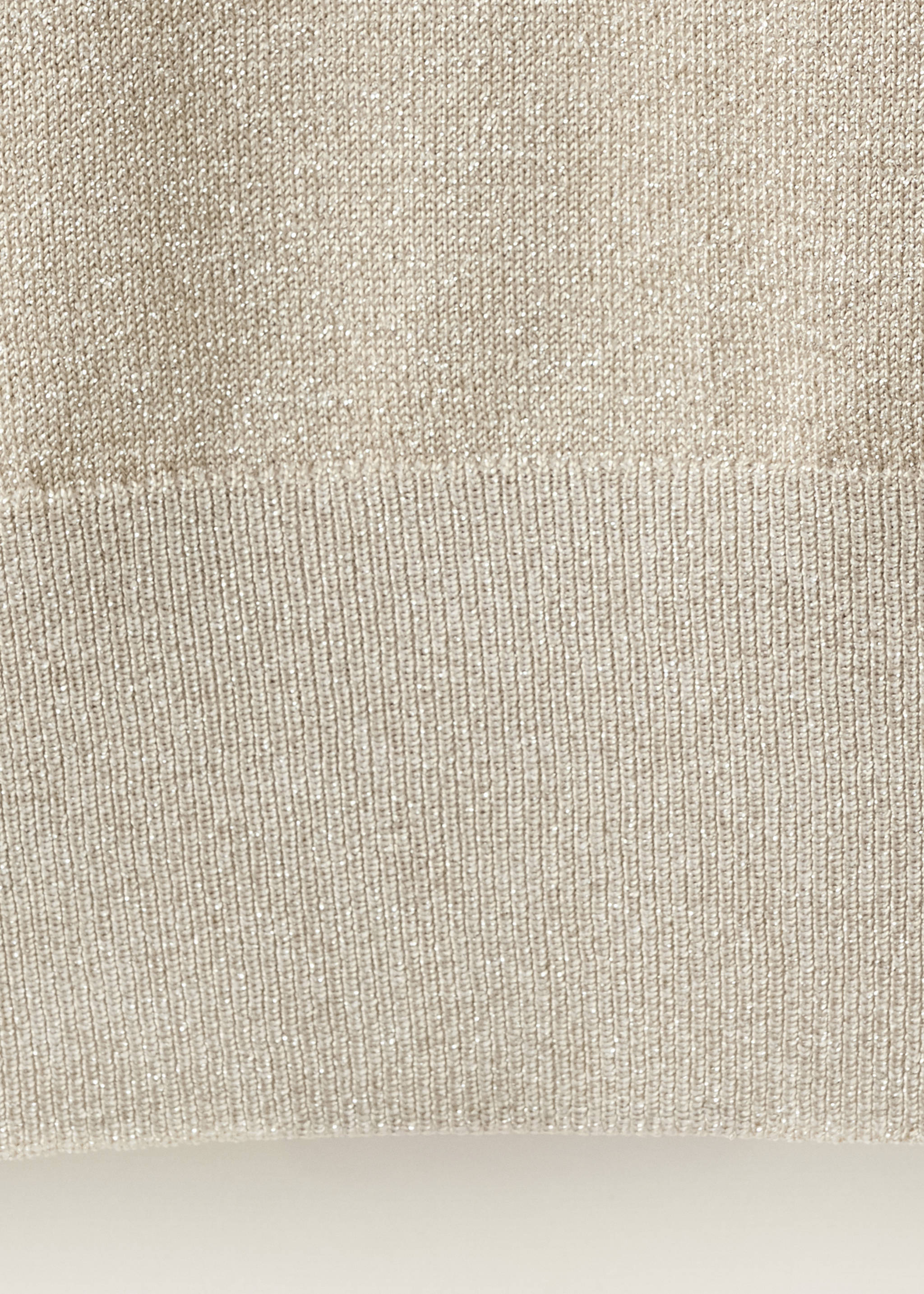 Boat-neck knitted top - Details of the article 0