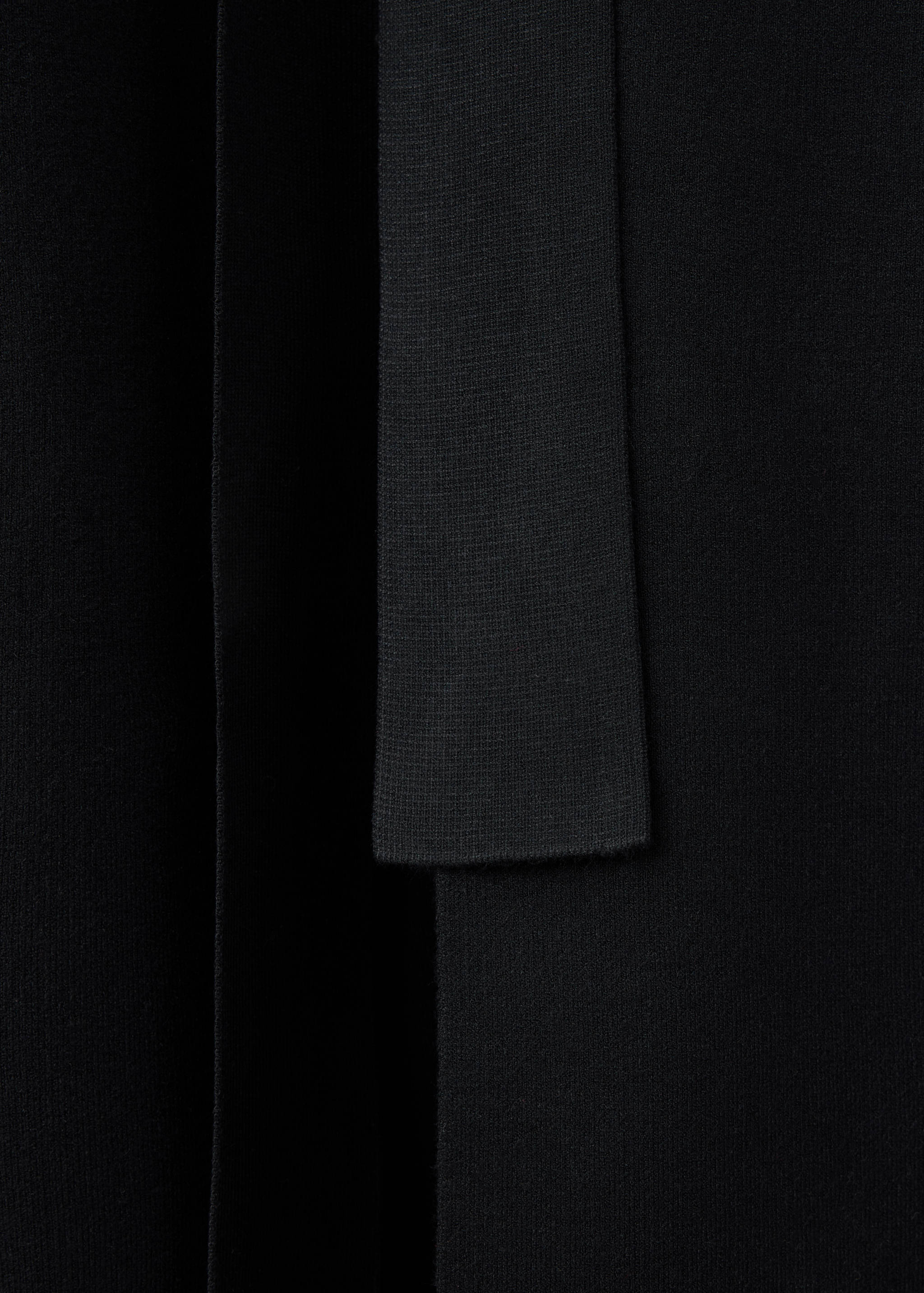 Long milano cardigan with stitching detail - Details of the article 0