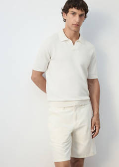 100% cotton knitted polo structure — Off White 4