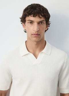 100% cotton knitted polo structure — Off White 6