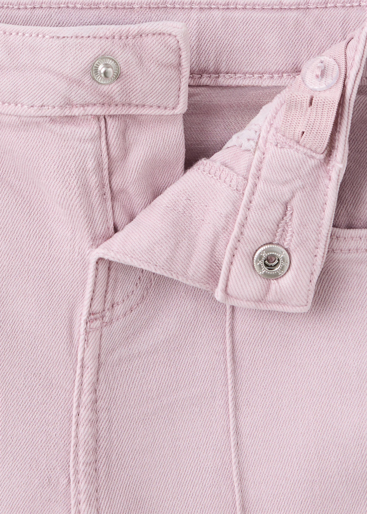Decorative seam flared jeans — Light/Pastel Purple