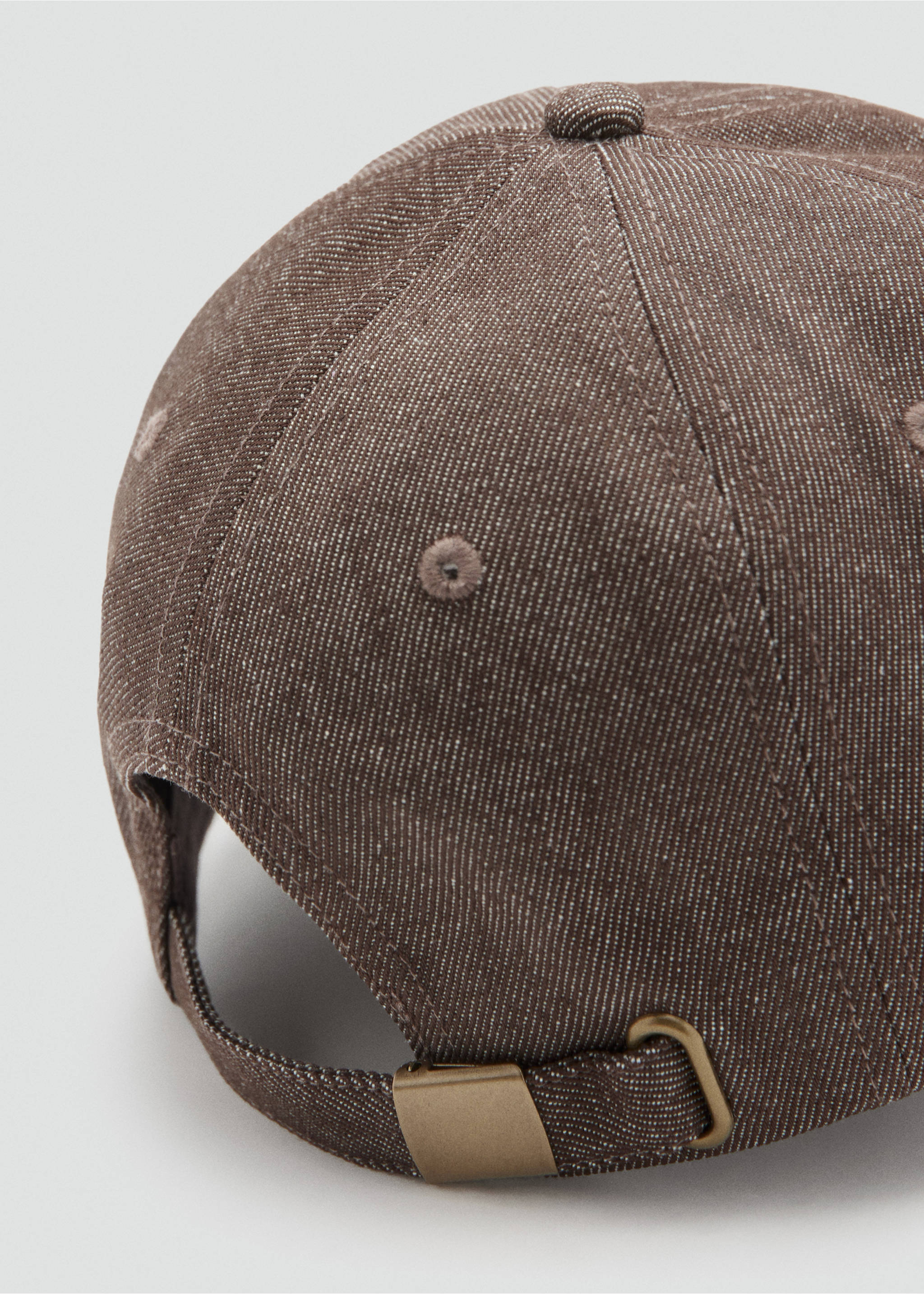 Casquette coton visière - Détail de l'article 1, Chocolat. Ref: 37022906-00.