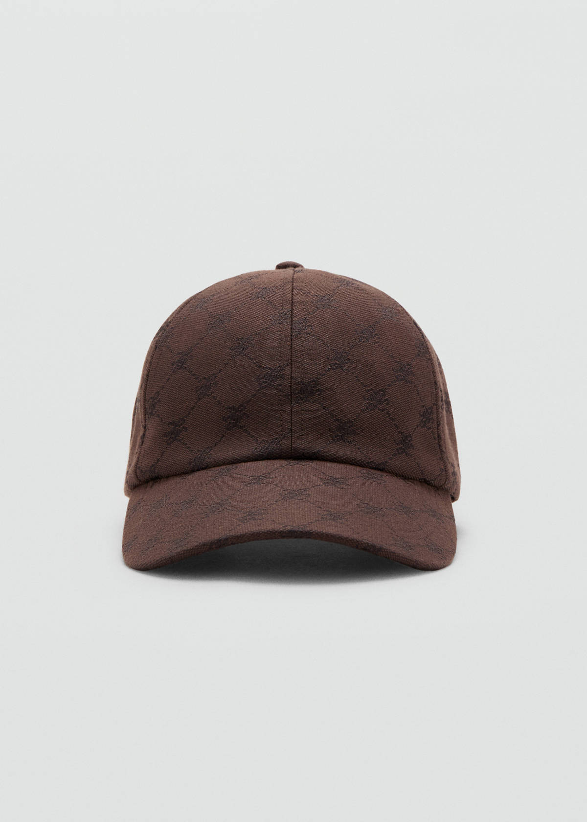 Cap with printed logo — Chocolate