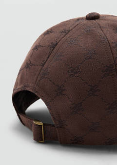 Cap with printed logo — Chocolate 3