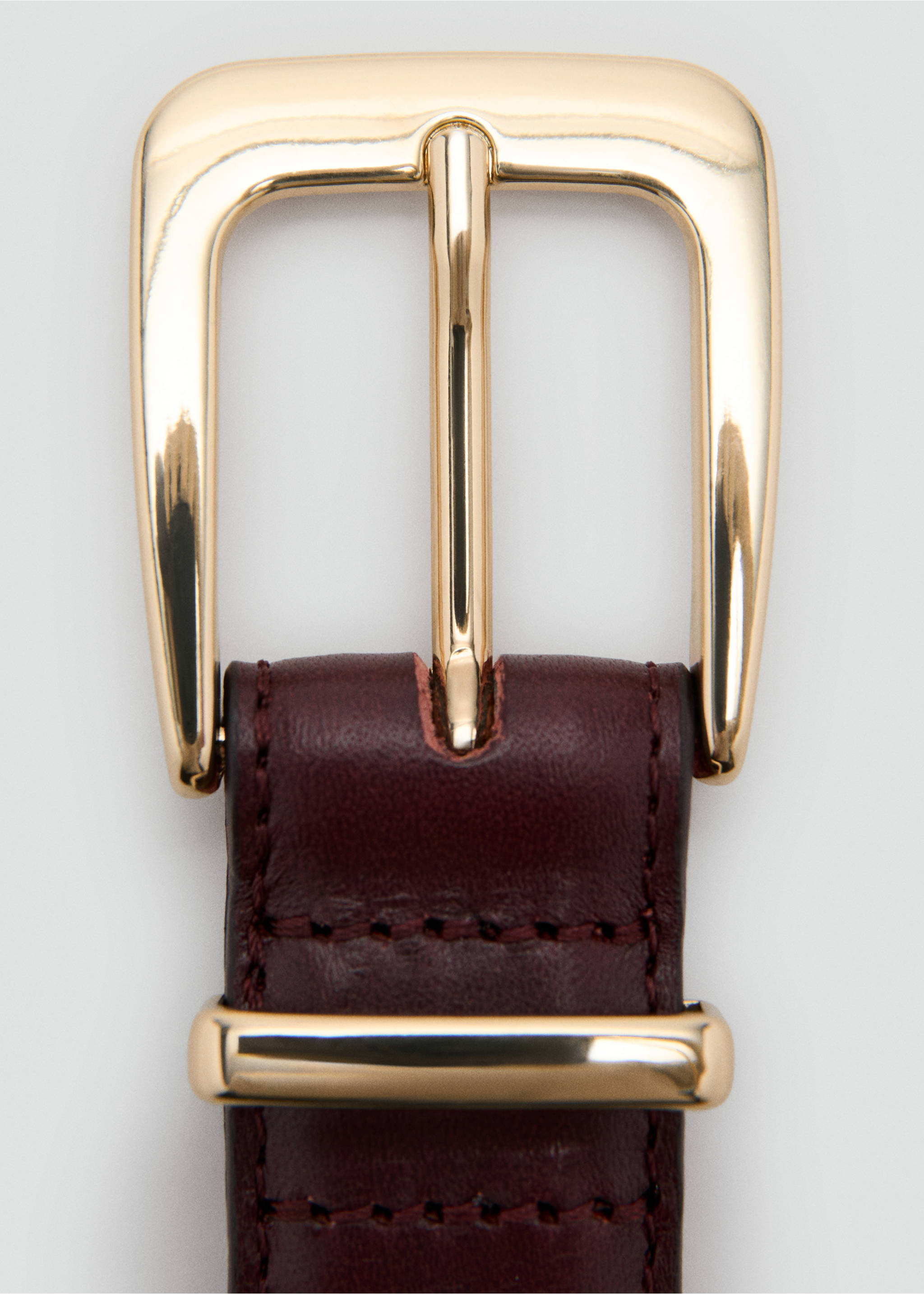 Belt selma3 - Details of the article 1, Burgundy. Ref: 37022908-00.