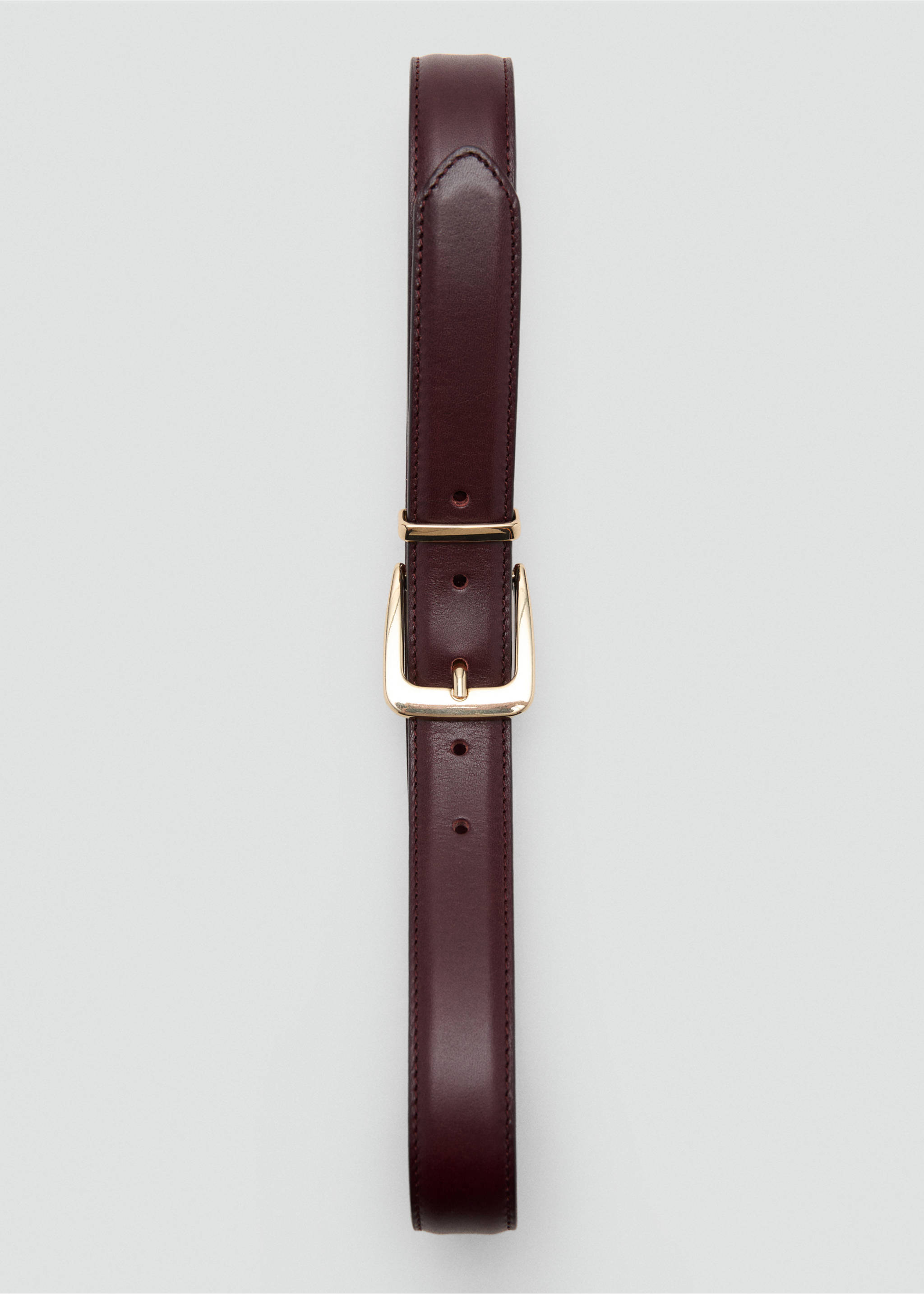 Belt selma3 - Details of the article 2, Burgundy. Ref: 37022908-00.