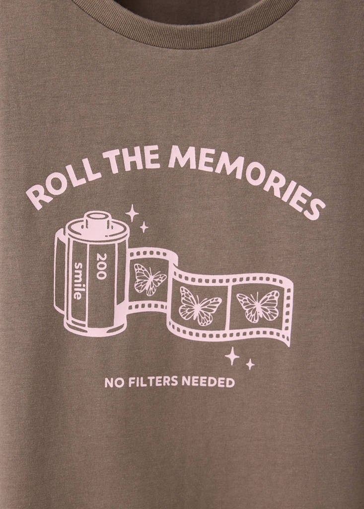 Cotton T-shirt with print detail - thumbnail 6