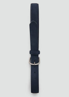 Leather belt — Navy 4
