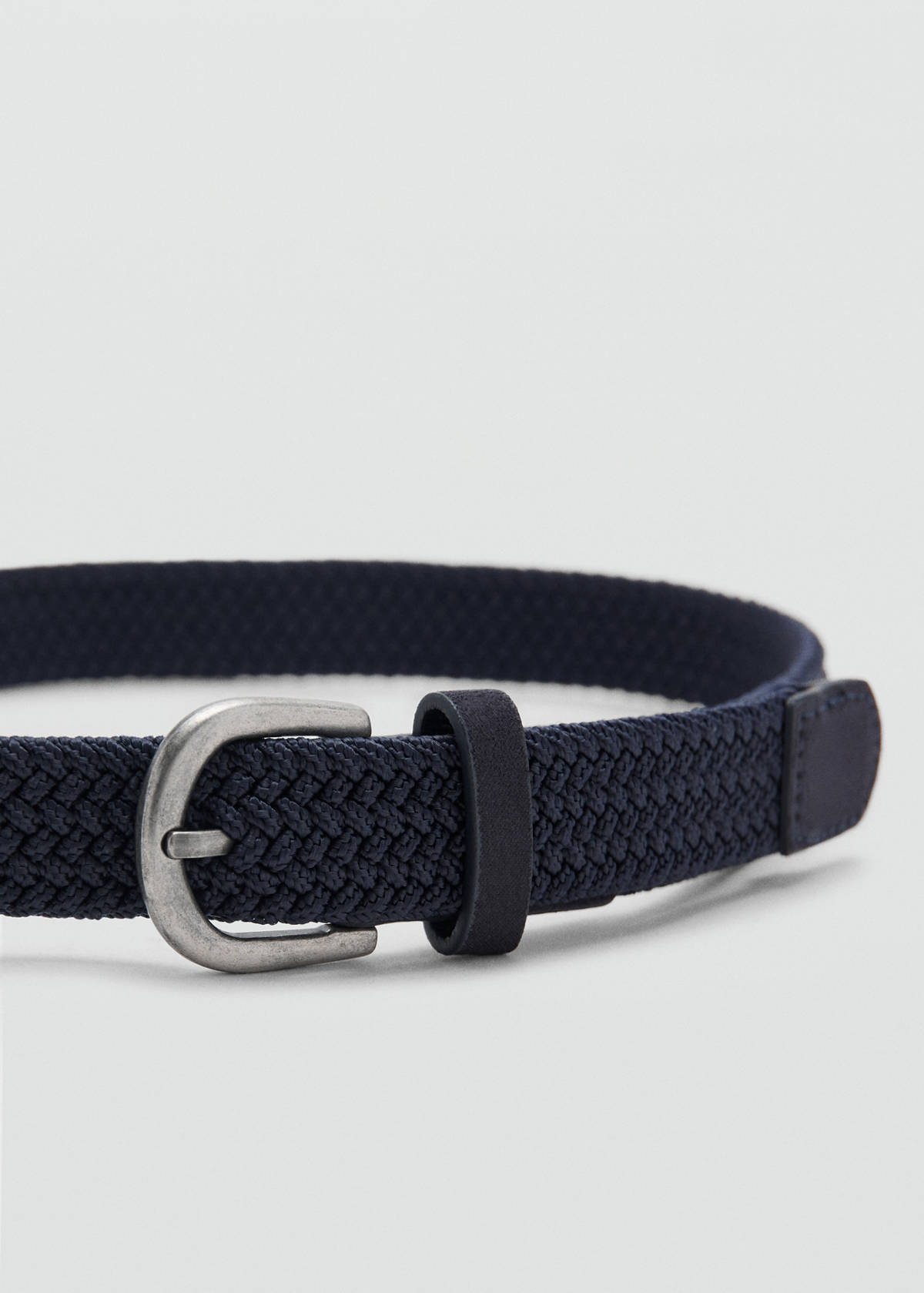 Braided belt — Navy
