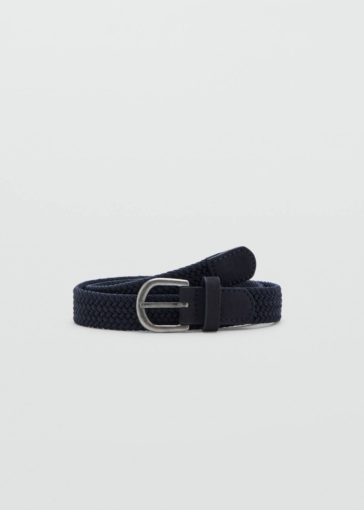 Braided belt — Navy