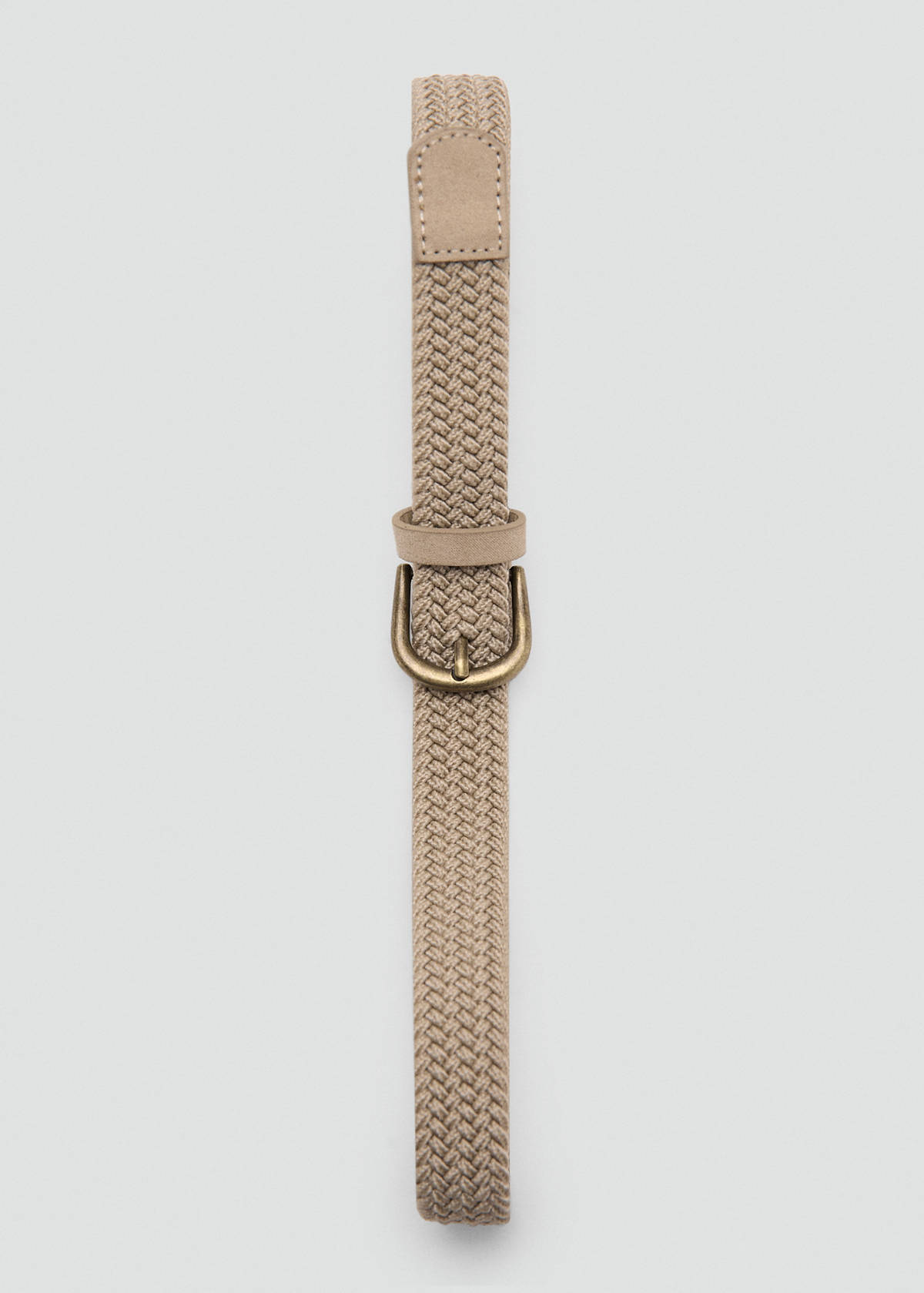 Braided belt — Sand