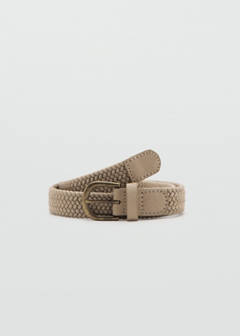 Braided belt — Sand 1