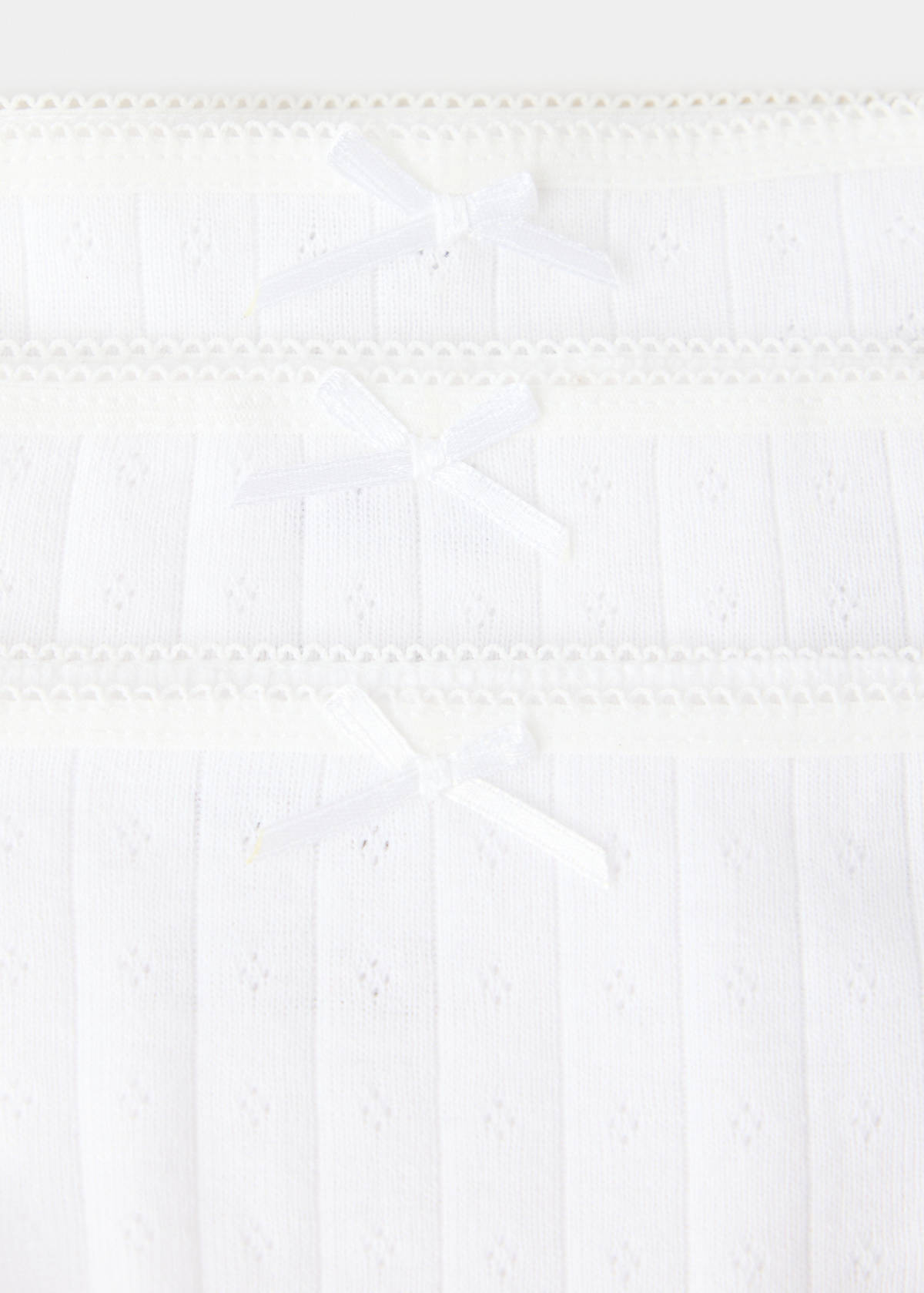 3 pack cotton panties — Off White