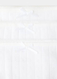 3 pack cotton panties — Off White 4