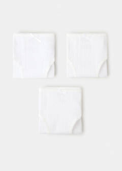 3 pack cotton panties — Off White 1