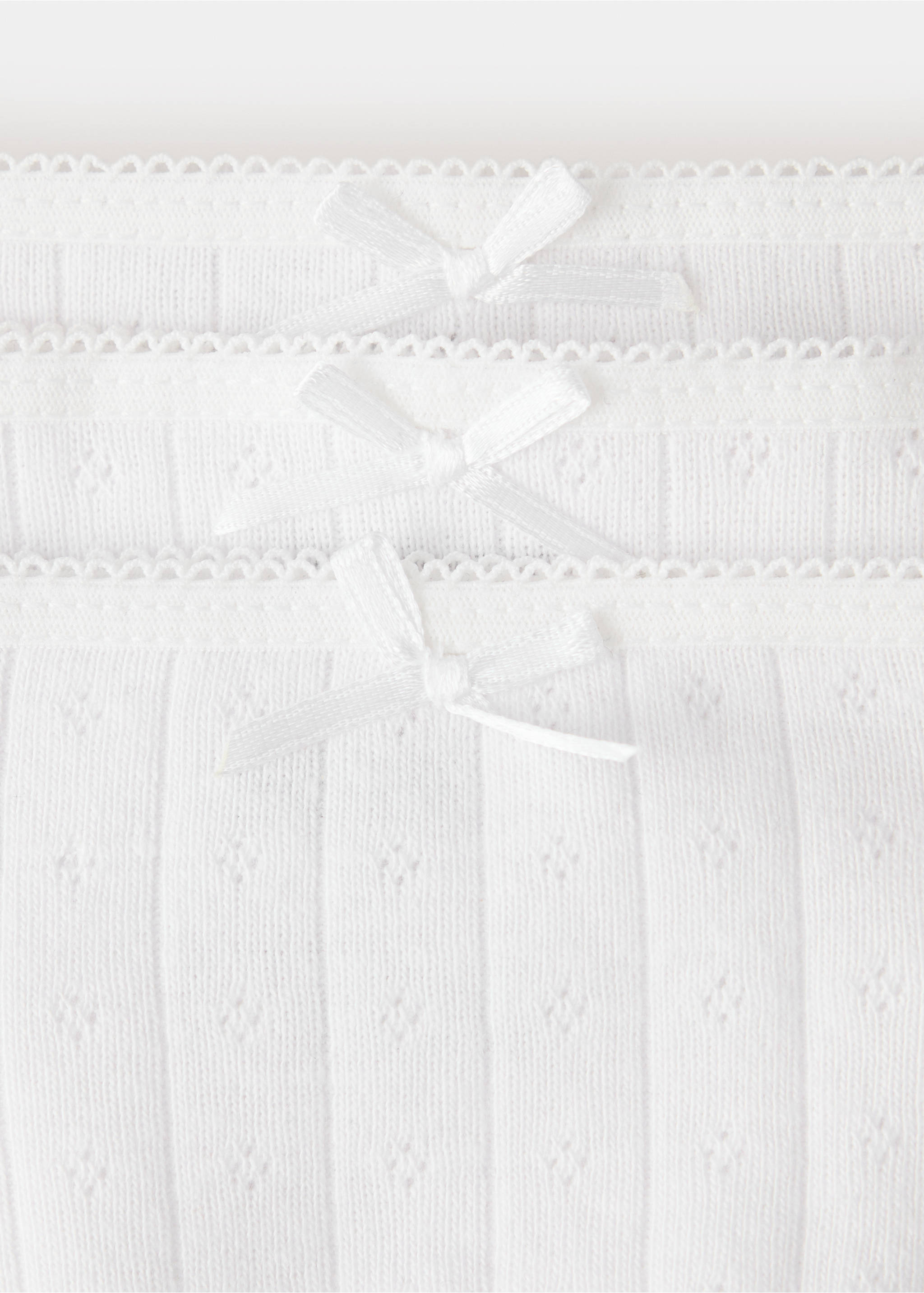 Pack 3 culottes coton - Détail de l'article 8, Blanc cassé. Ref: 37022918-00.