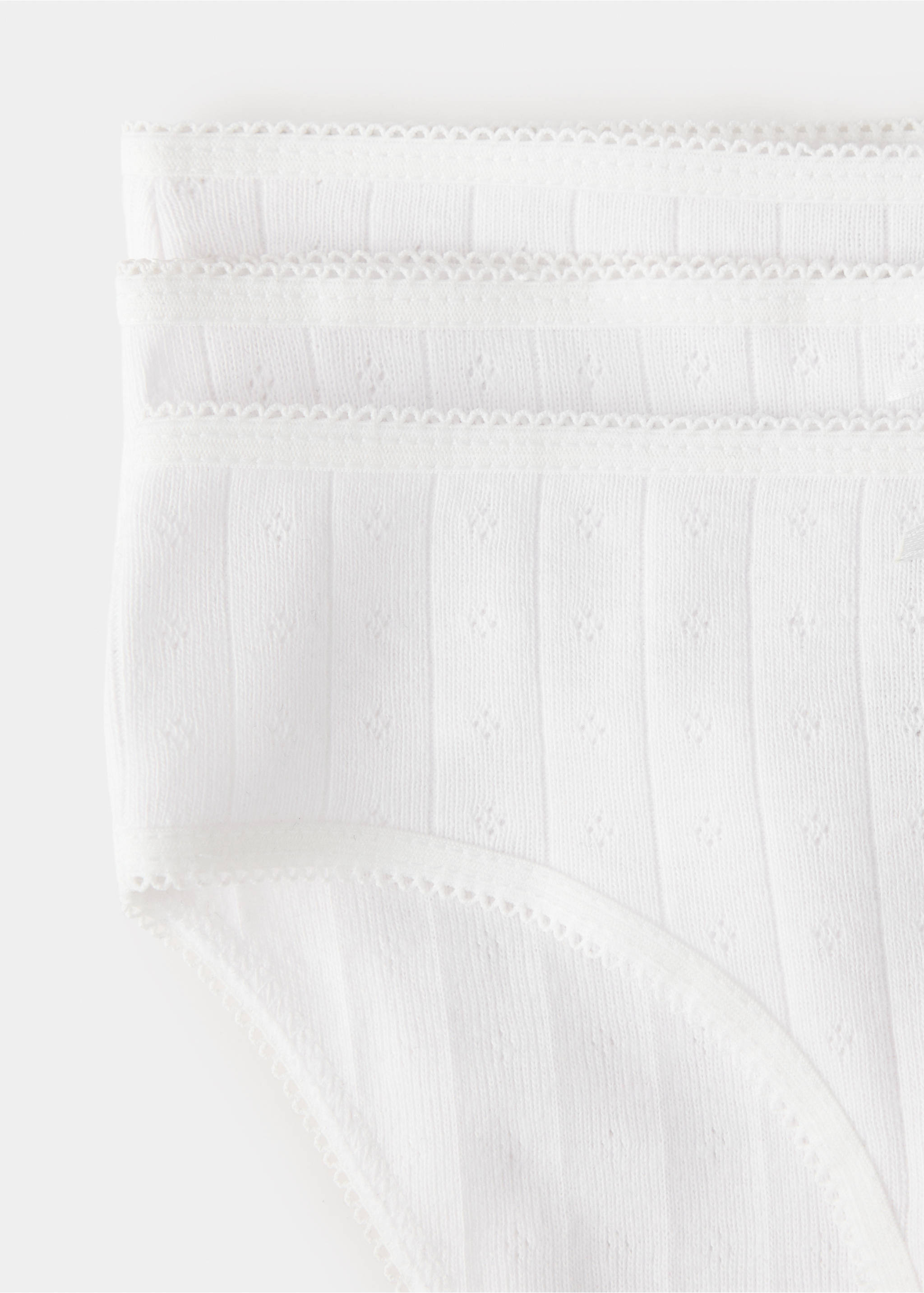 Pack 3 culottes coton - Détail de l'article 0, Blanc cassé. Ref: 37022918-00.