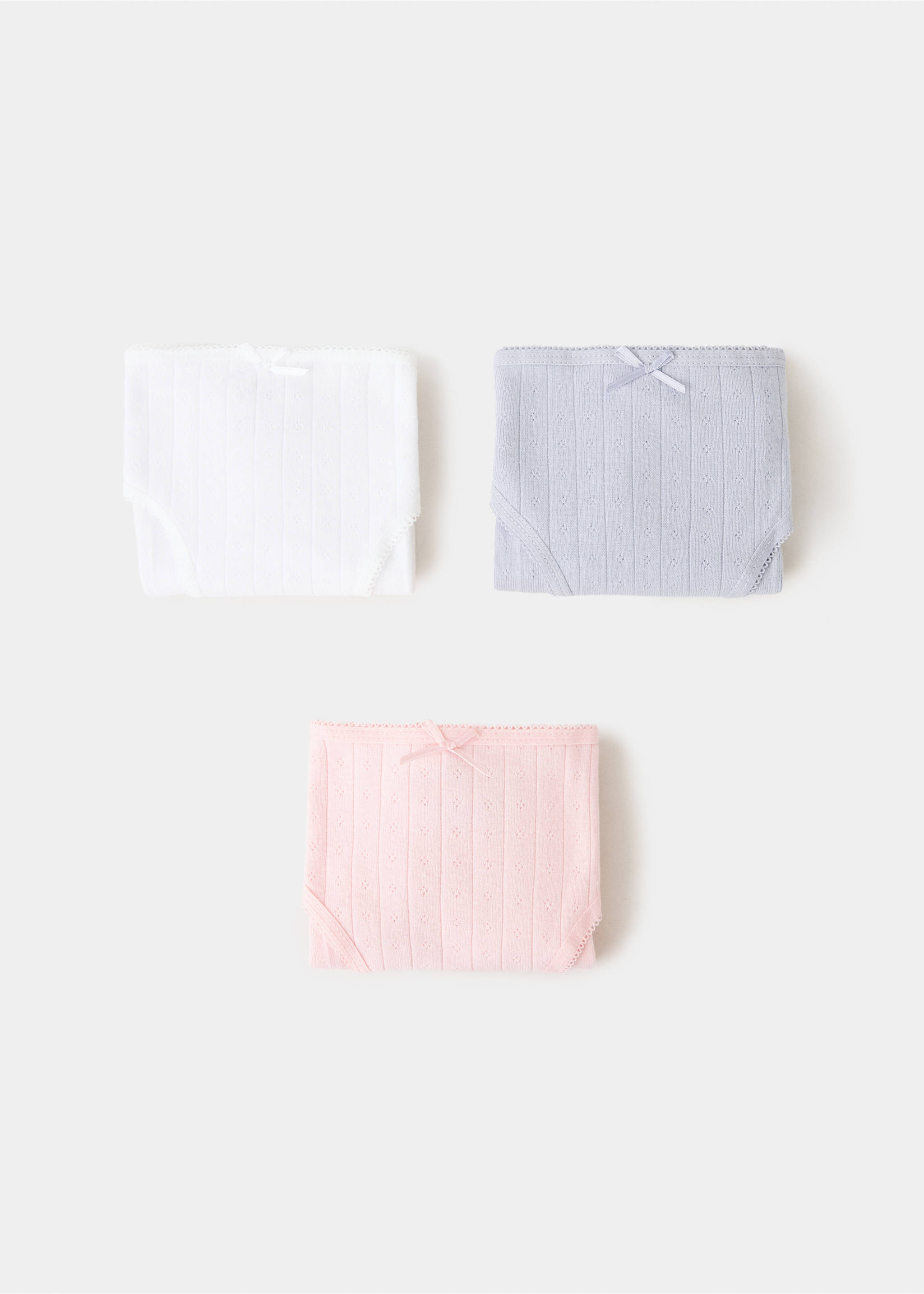 3 pack cotton panties - Article without model, Pink. Ref: 37022919-00.