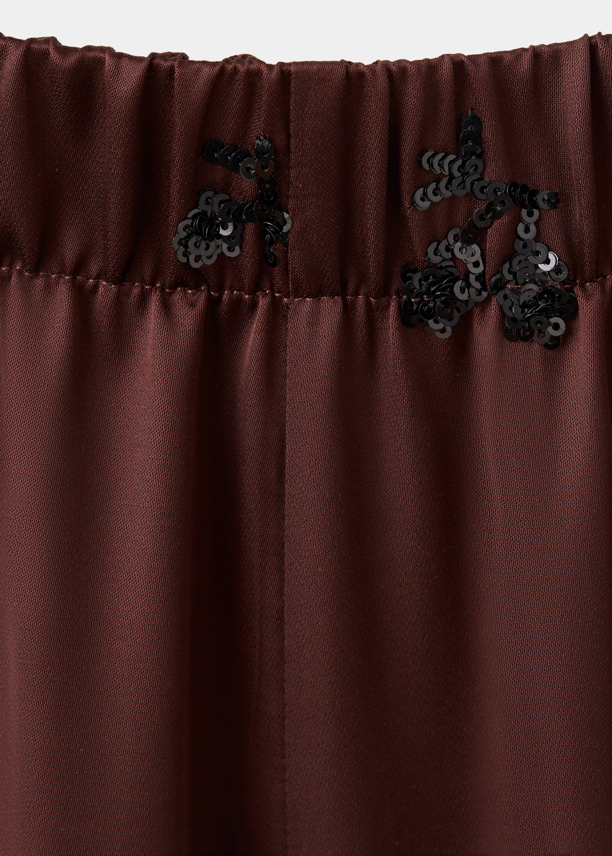Sequin satin pajama pants - Details of the article 8