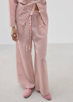 Striped pyjama shirt — Pink 1