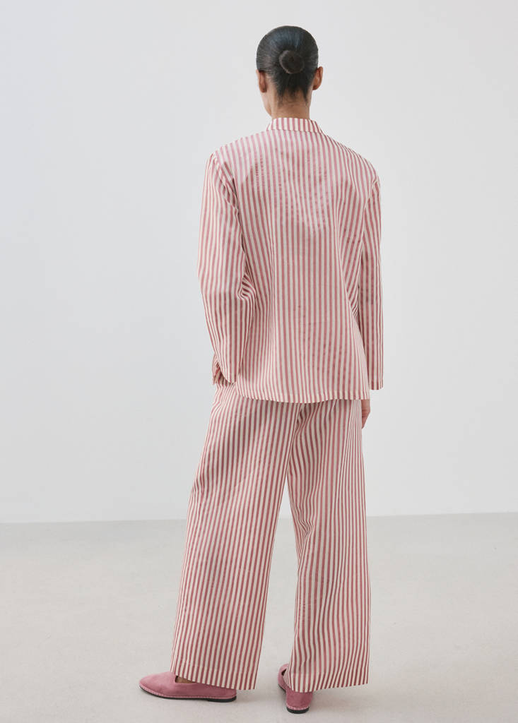 Striped pyjama shirt — Pink