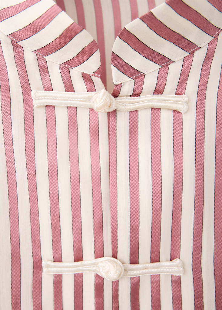 Striped pyjama shirt — Pink