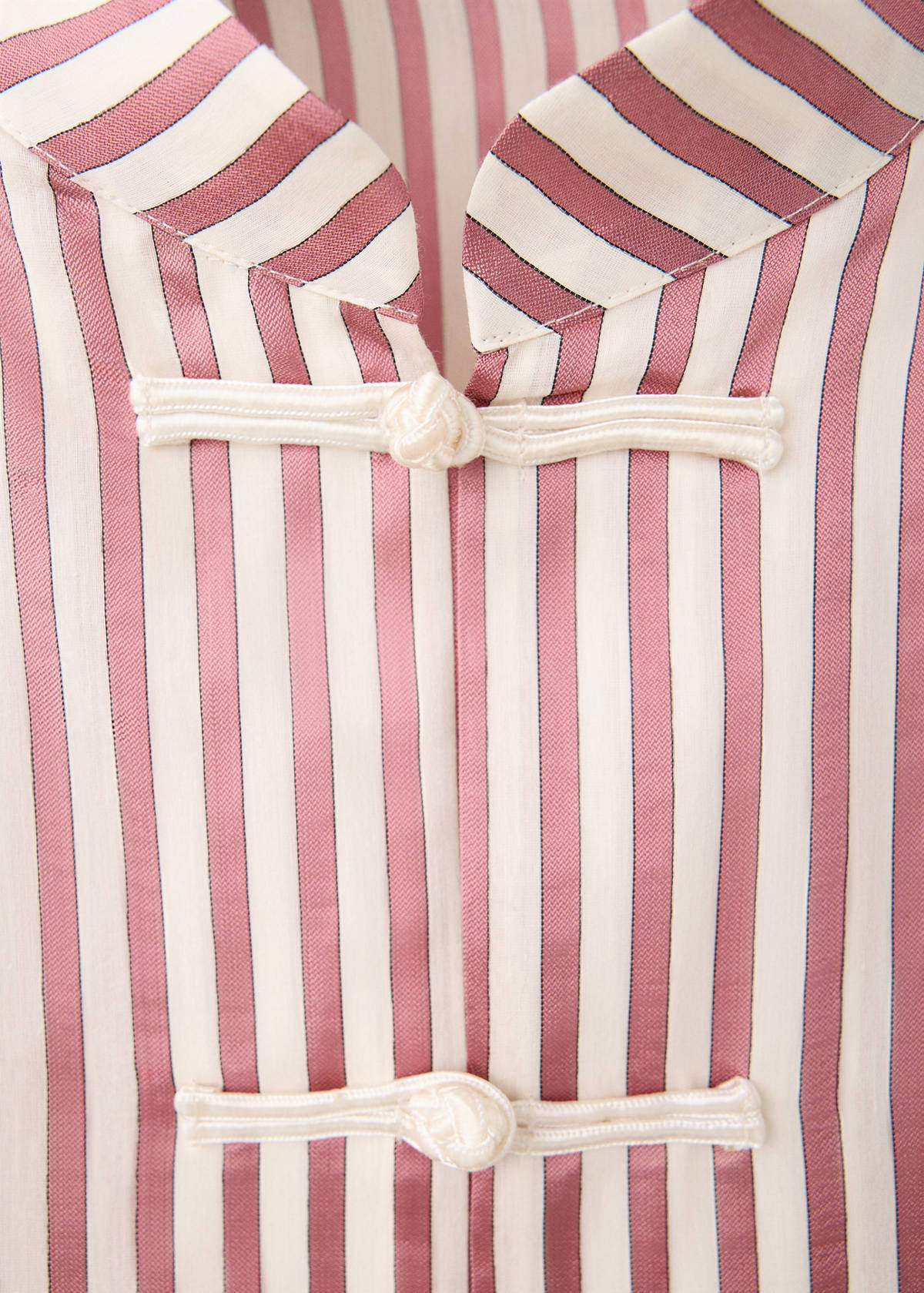 Striped pyjama shirt — Pink