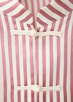 Striped pyjama shirt — Pink 7