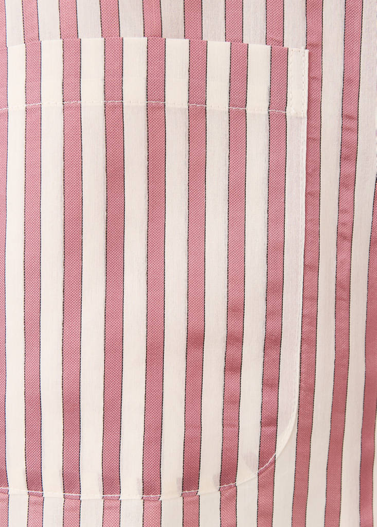 Striped pyjama shirt — Pink