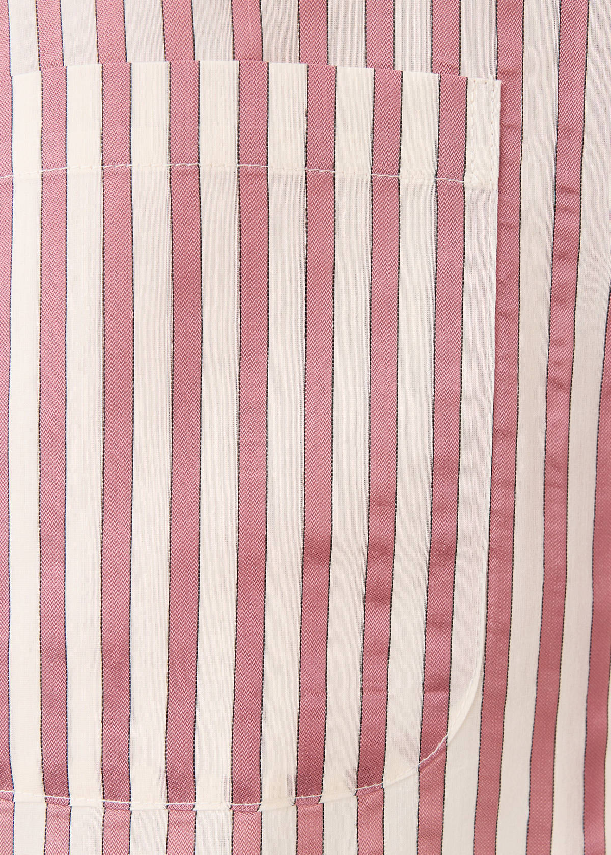 Striped pyjama shirt — Pink