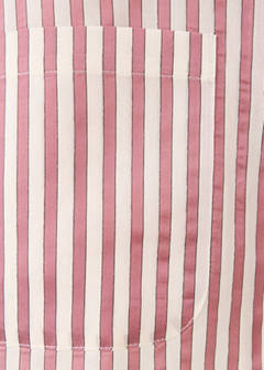 Striped pyjama shirt — Pink 8