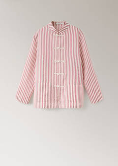 Striped pyjama shirt — Pink 6