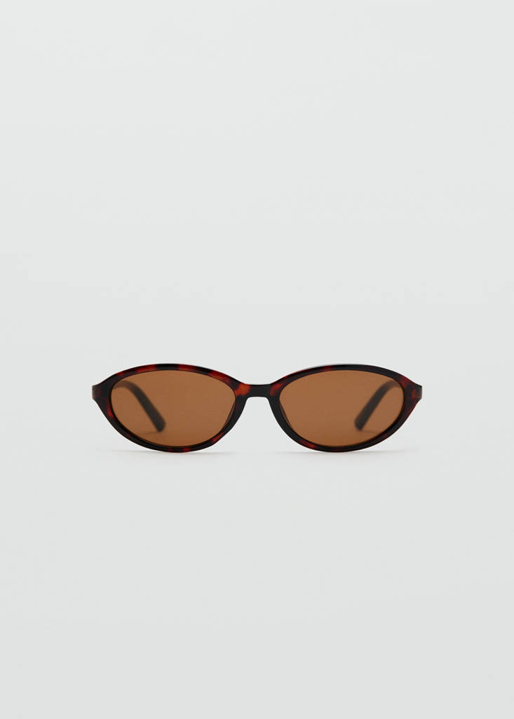 Resin frame sunglasses — Chocolate