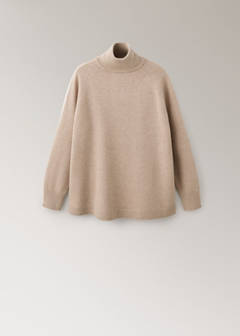 100% wool turtleneck sweater — Brown 6