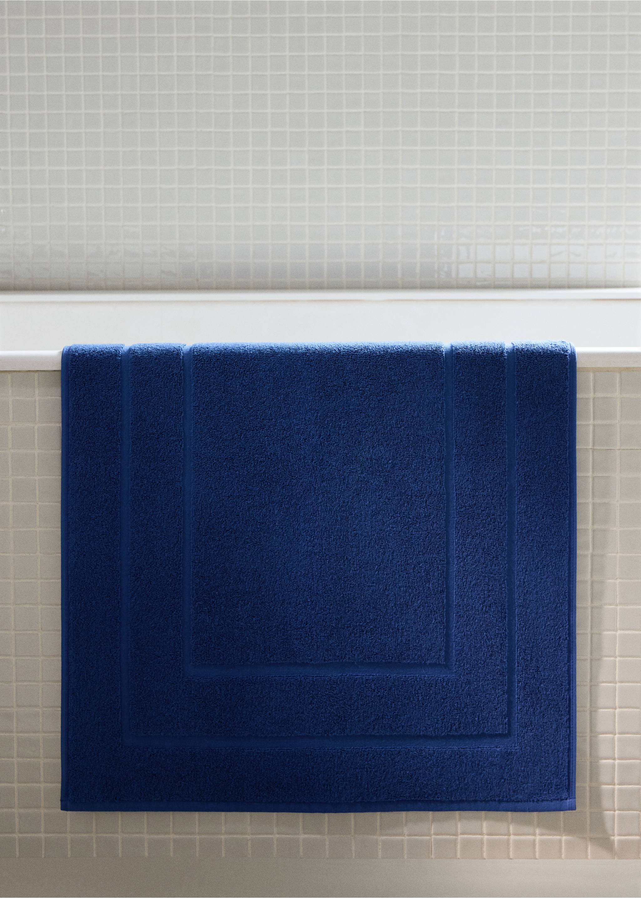 Cotton bath mat high absorption - General plane, Night Blue. Ref: 37022931-00.