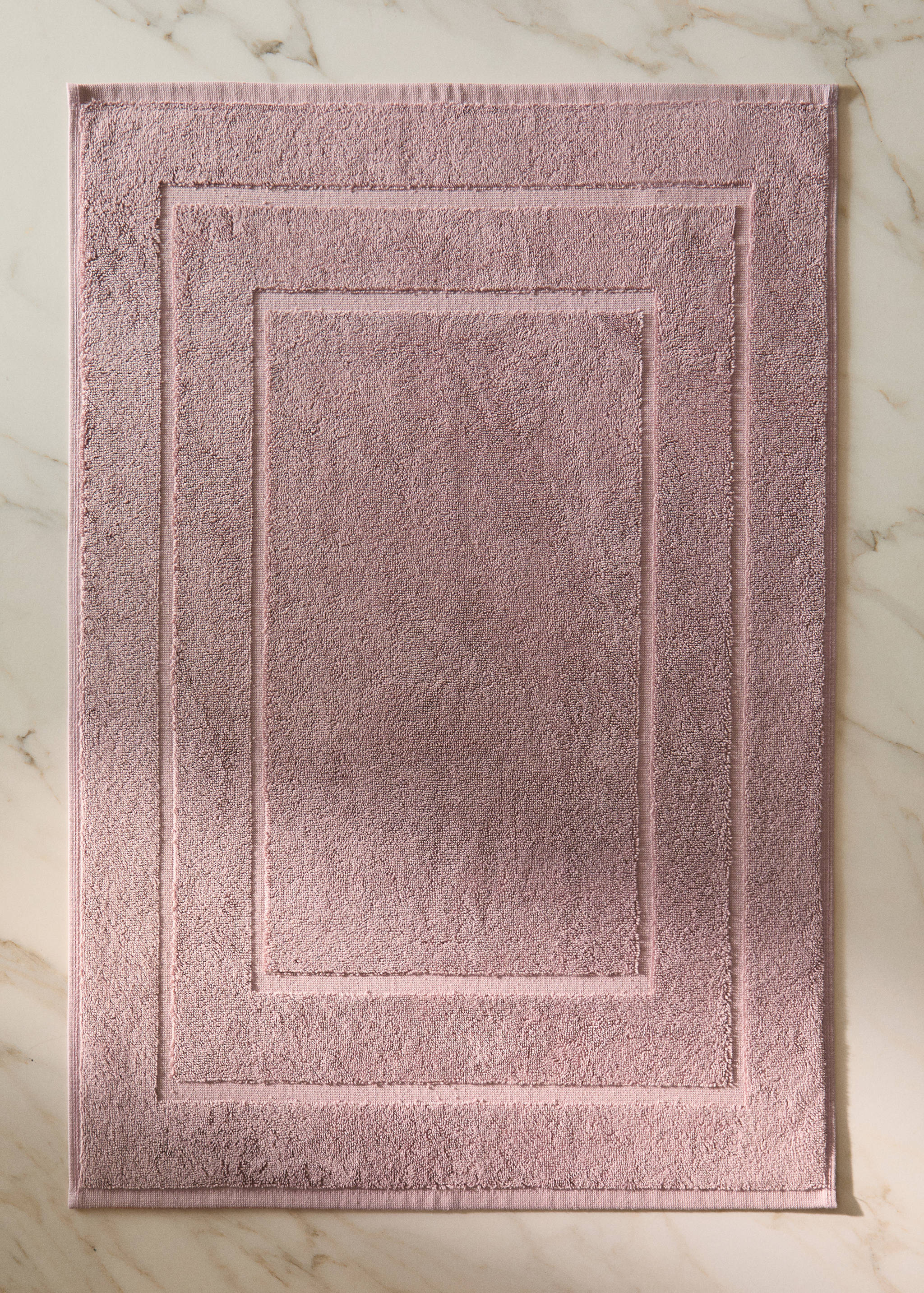 Cotton bath mat high absorption - General plane