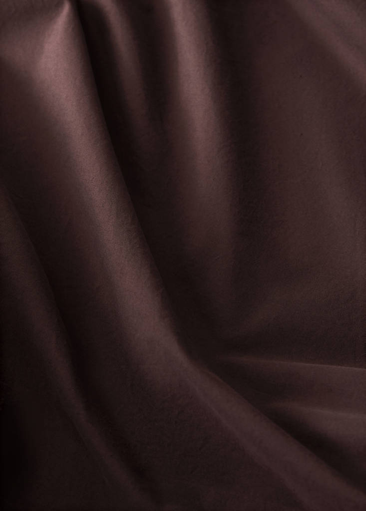Poplin cotton fitted sheet garment-dyed 160 cm bed — Burgundy