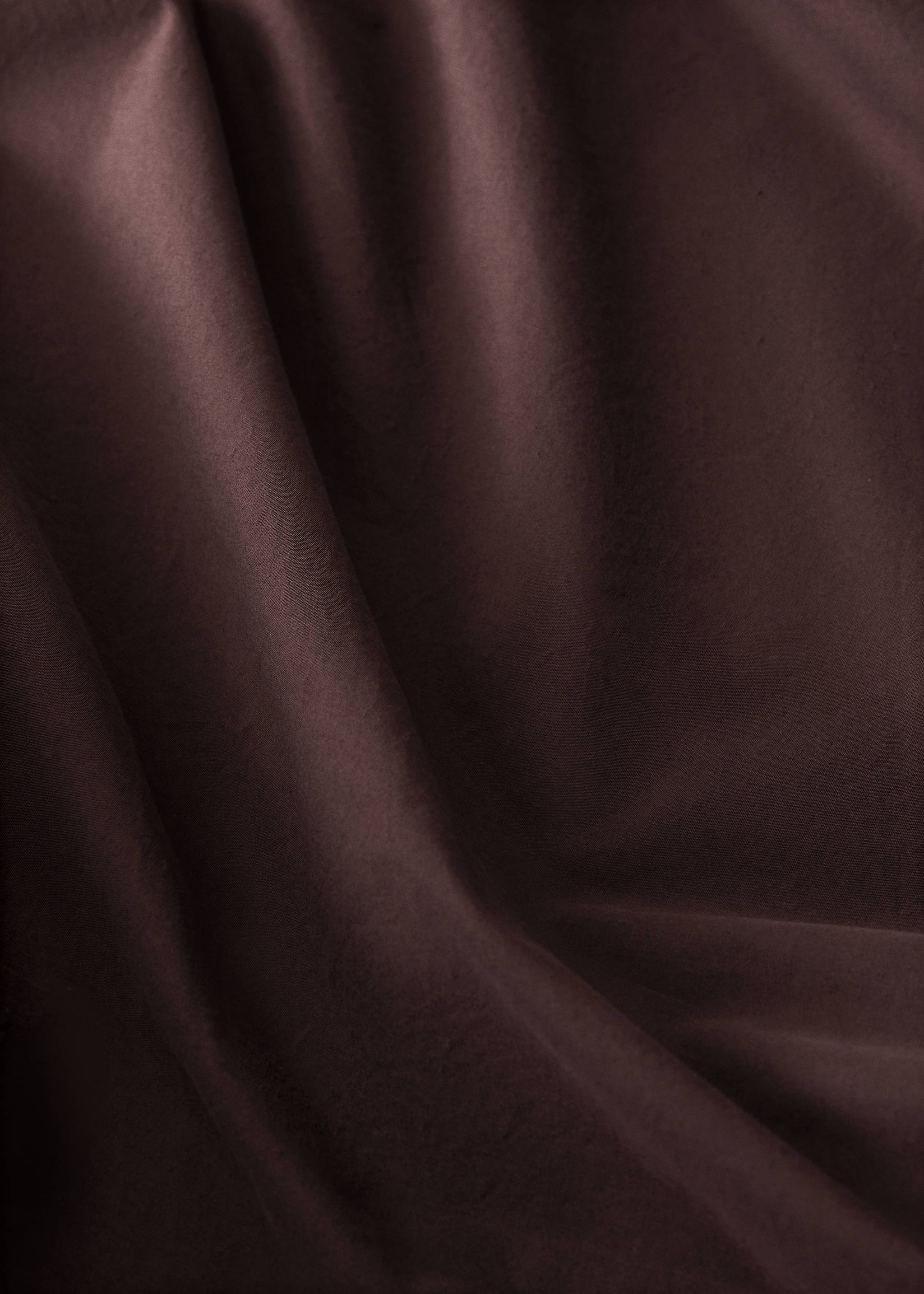 Poplin cotton fitted sheet garment-dyed 160 cm bed - Details of the article 1