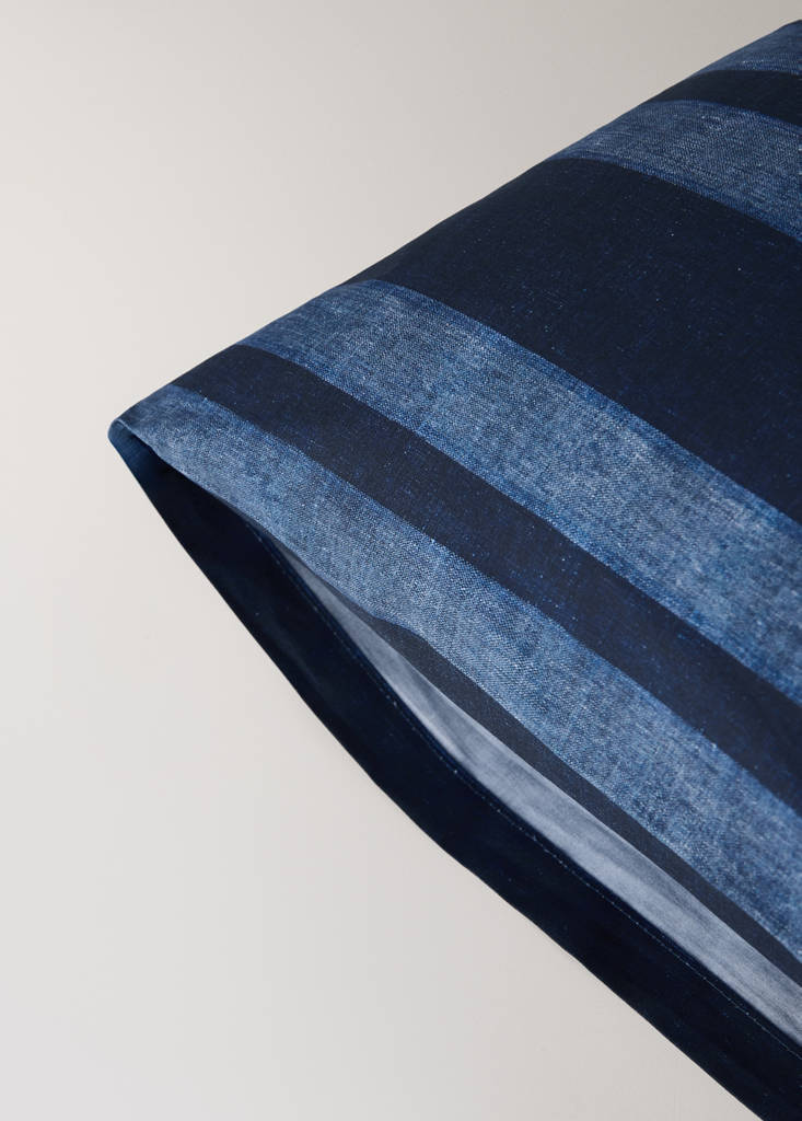 Pillowcase 100% cotton 50x75 cm — Indigo Blue