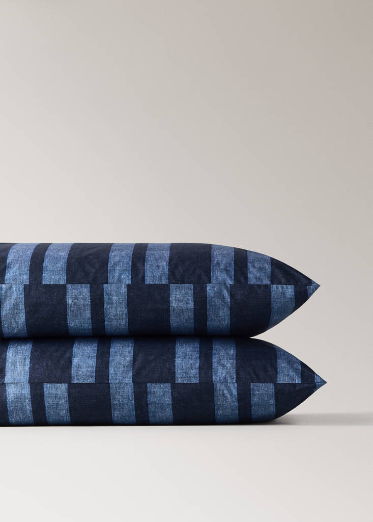 Pillowcase 100% cotton 50x75 cm — Indigo Blue