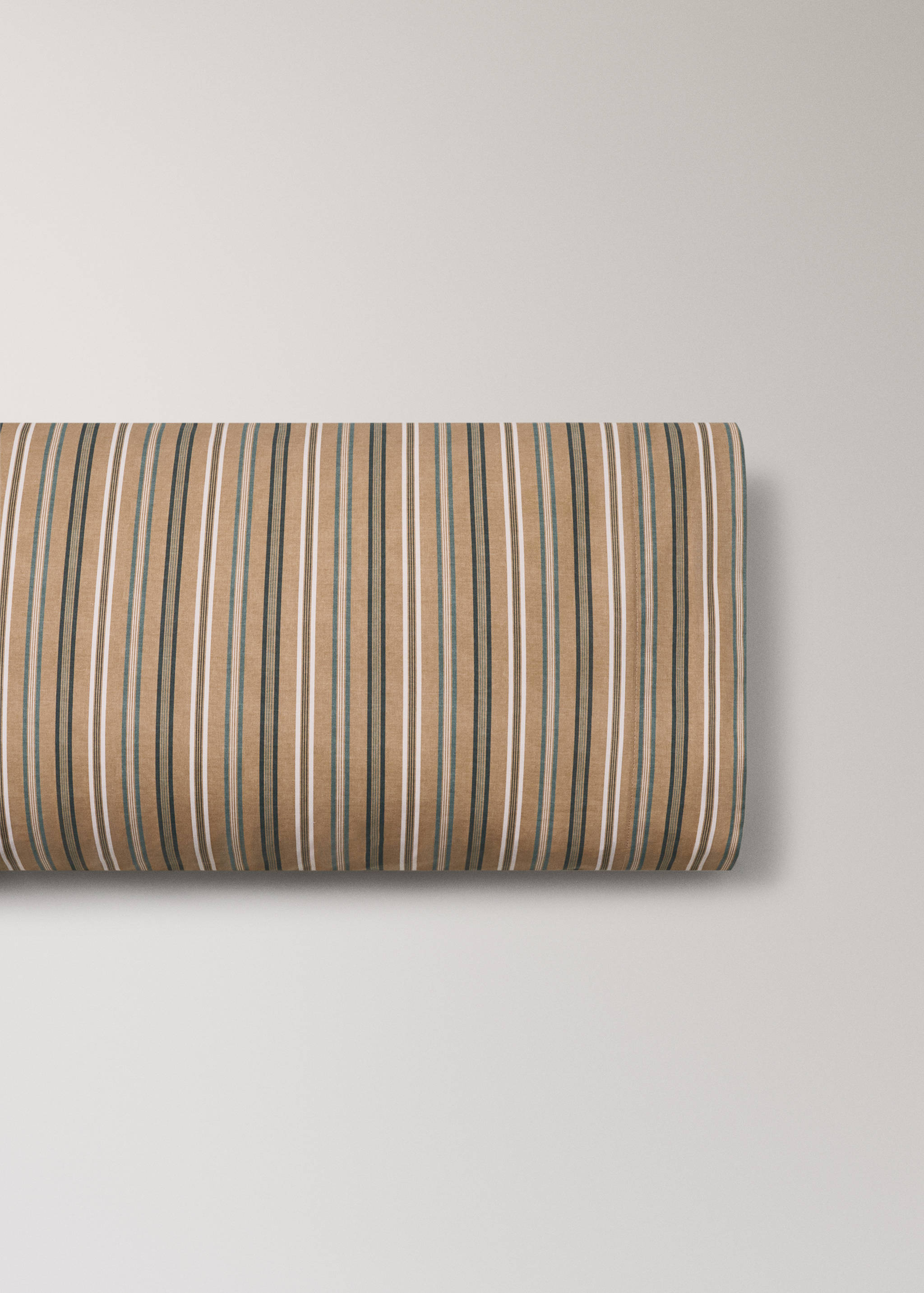 Kissenbezug aus Baumwollperkal mit Multistreifen 45x110 cm - Artikel ohne Model