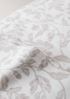 Floral-print pillow case 45x110cm — Ecru 2