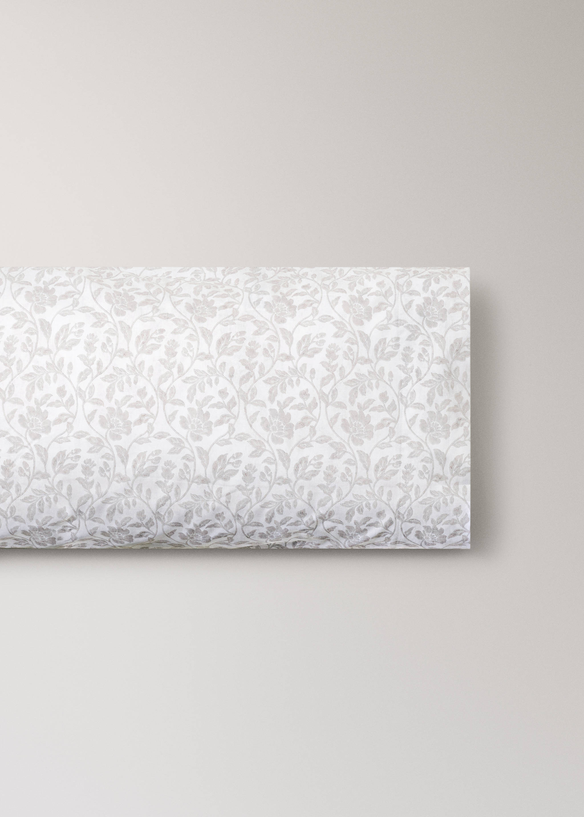 Kopfkissenbezug mit Blumenmuster 45 x 110 cm - Artikel ohne Model