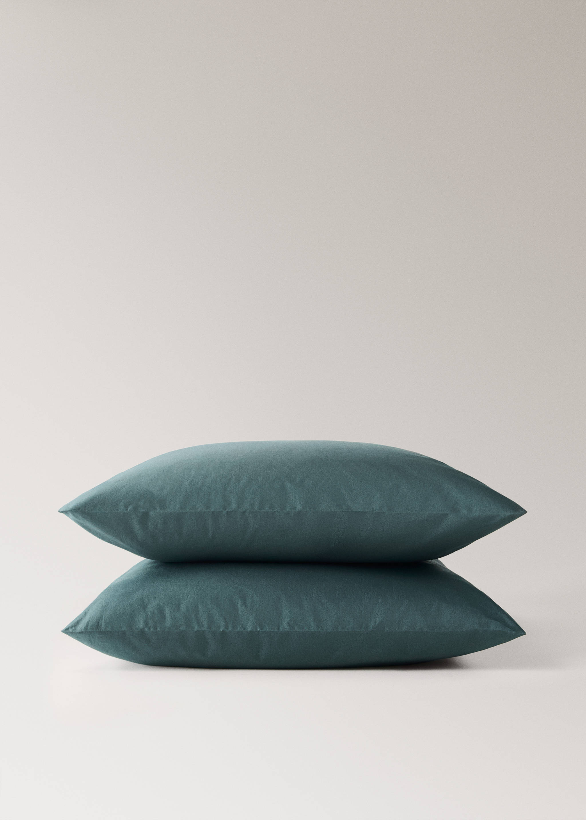 Deux taies d’oreiller percale de coton 60x60 cm - Détail de l'article 2