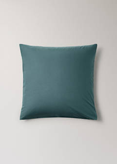Two cotton percale pillowcases 60x60cm — Green 5