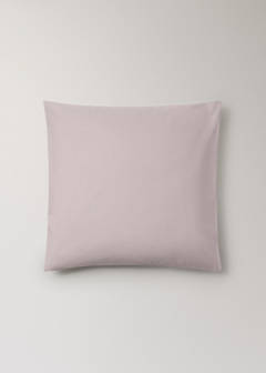 Two cotton percale pillowcases 60x60cm — Pale Pink 6