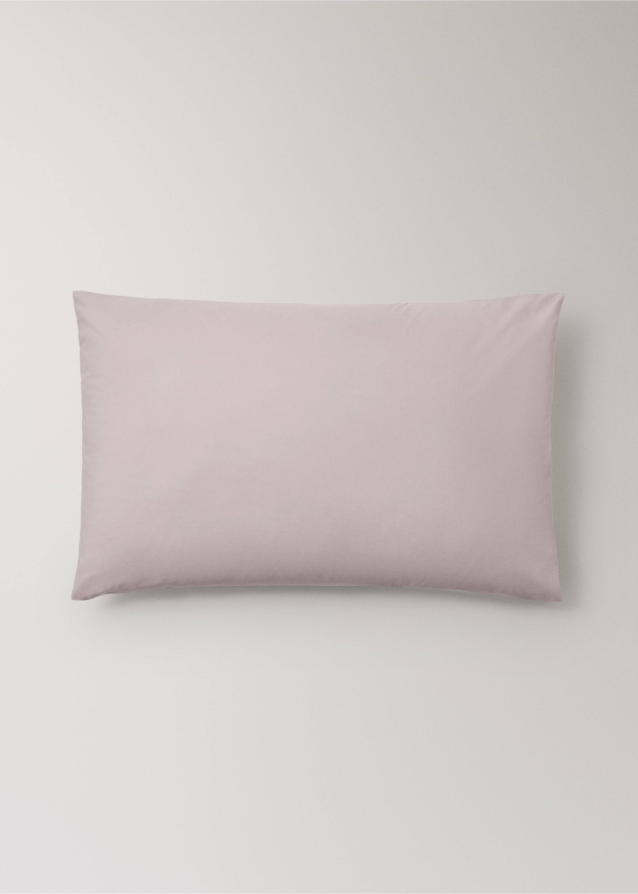 Zwei Kissenbezüge aus Baumwollperkal, 200 Fadenzahl, 50x75 cm - Artikel ohne Model, Zartrosa. Ref: 37022967-00.